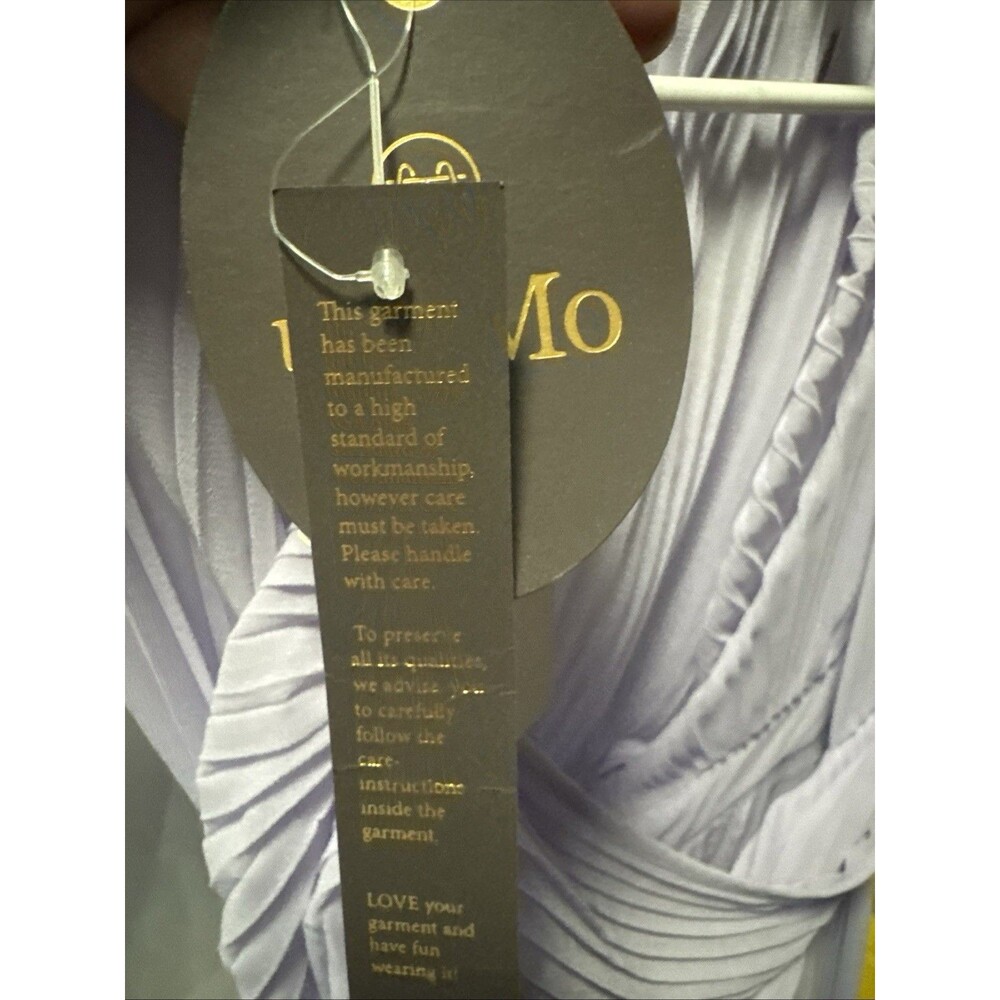 By Timo  Plisse Pleated Women's  Size S  Length  under knee Midi Dress Lilac NWT - Picture 13 of 13